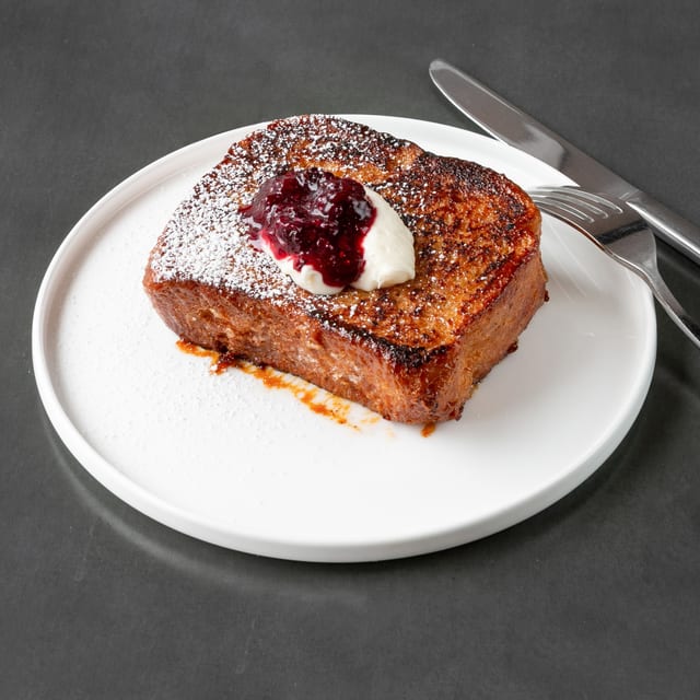 Creme Brulee French Toast.